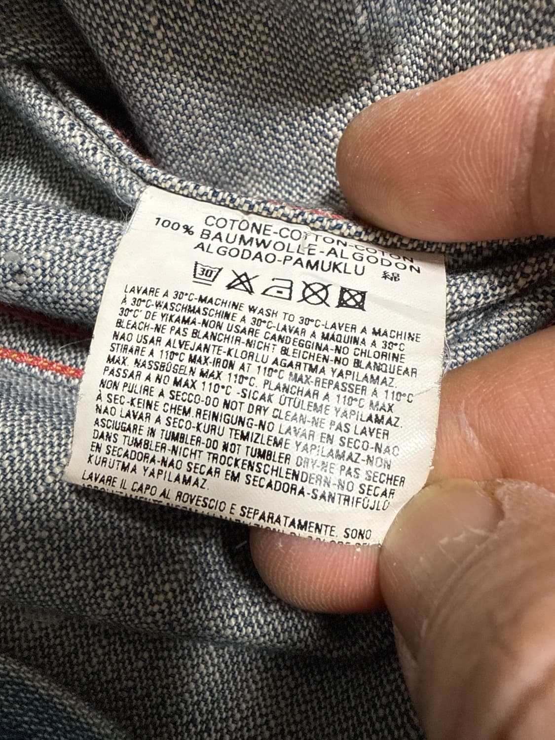 디젤 워시드 데님자켓 상품이미지7