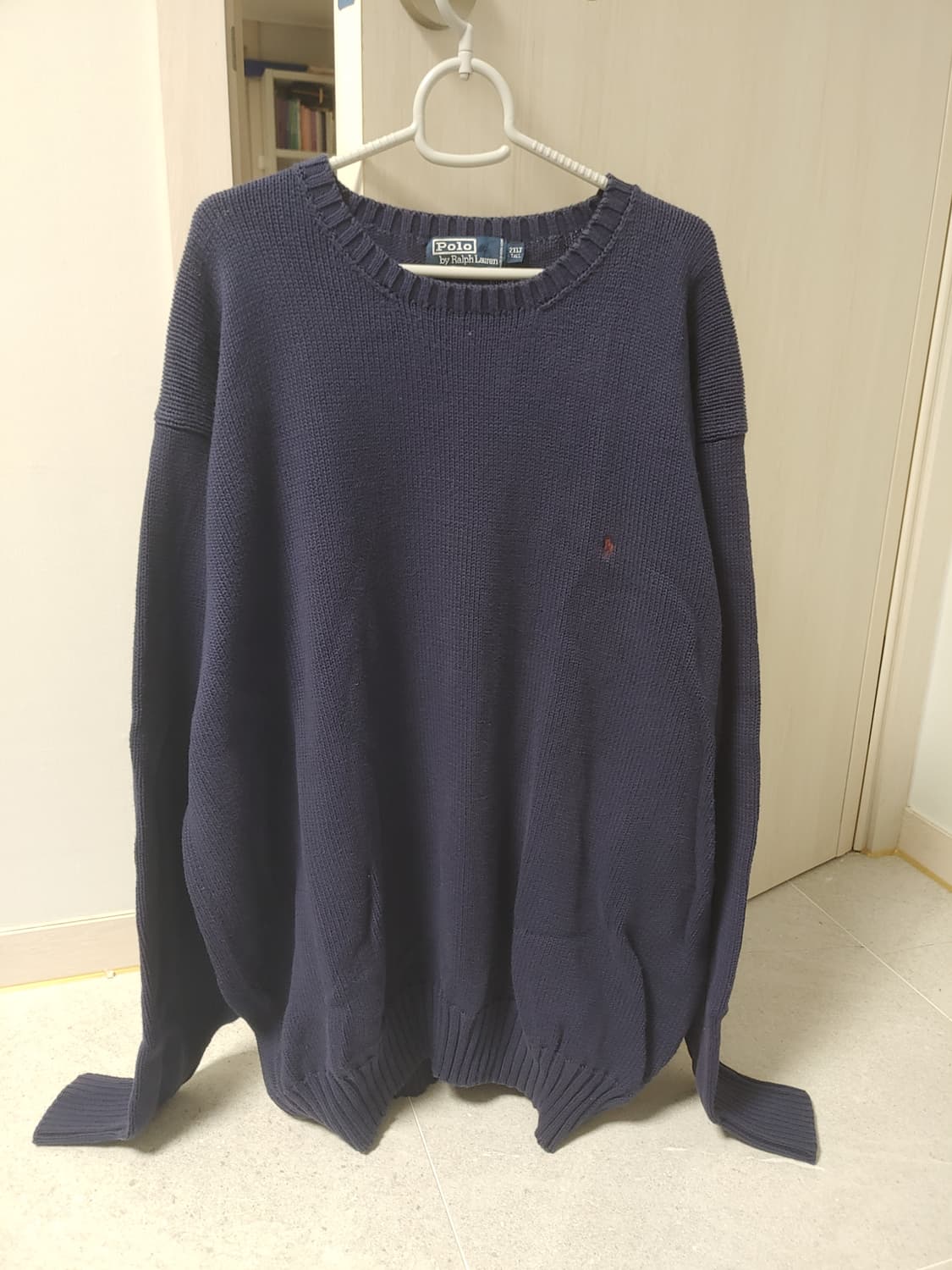 랄프로렌 폴로 면 니트 네이비색상-2XL 상품이미지2