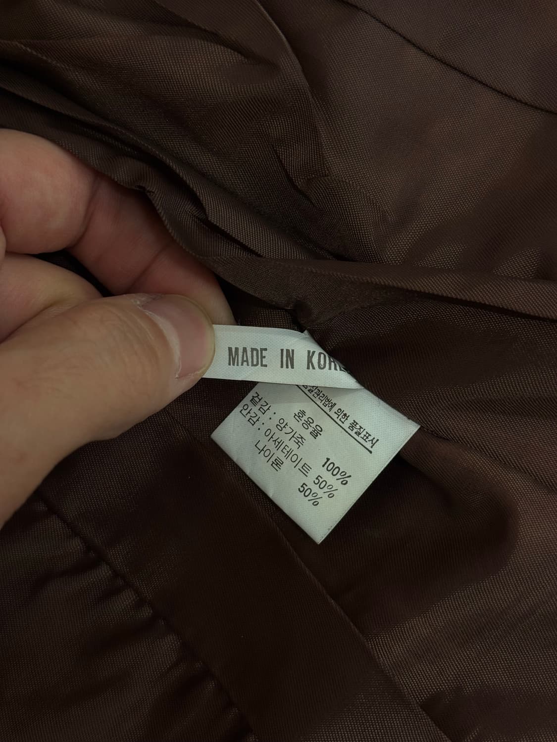 55) Brown Sheep Leather Zip-Up Jacket 상품이미지7