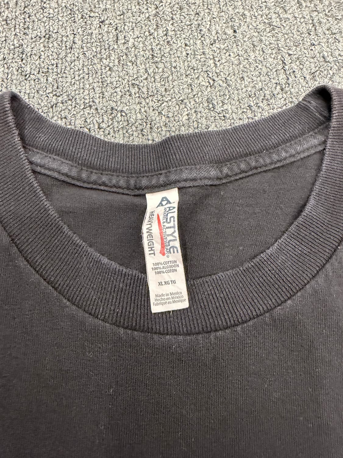 XL) 알스타일 빈티지 스컬 프린팅 반팔 티셔츠 상품이미지4