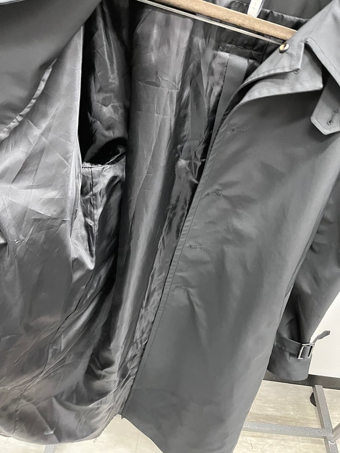 105) 노이어 신서틱 레이어드 트렌치코트  상품이미지8