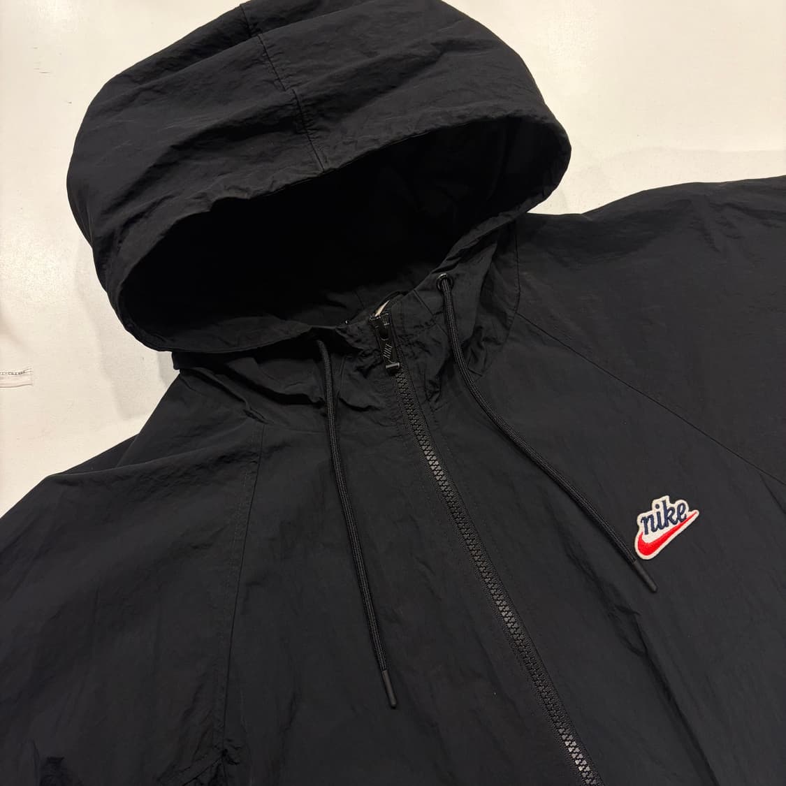[XL] 나이키 윈드러너 바람막이 블랙 후드집업 B942 상품이미지3