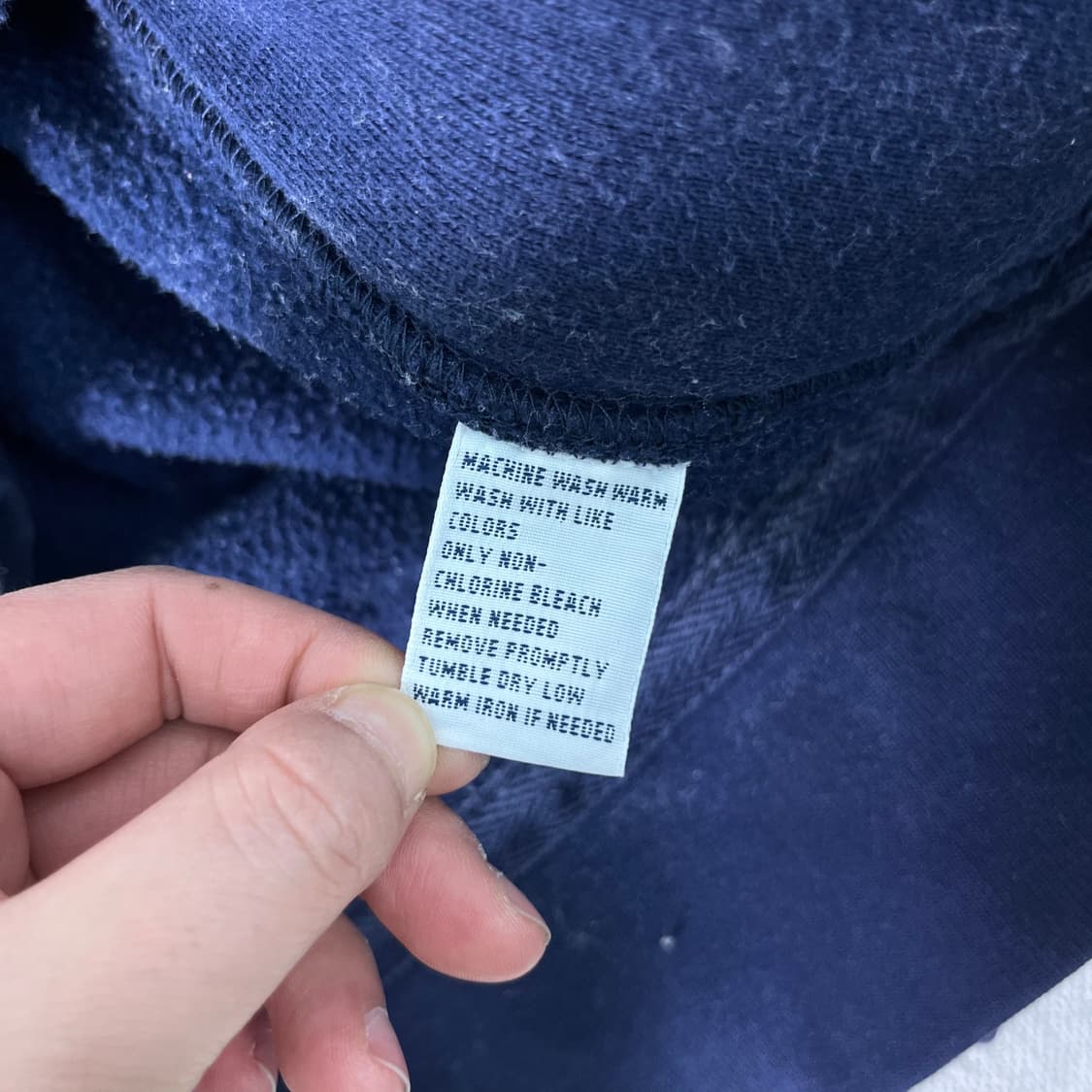 110 폴로랄프로렌 와플 네이비 후드집업 상품이미지6