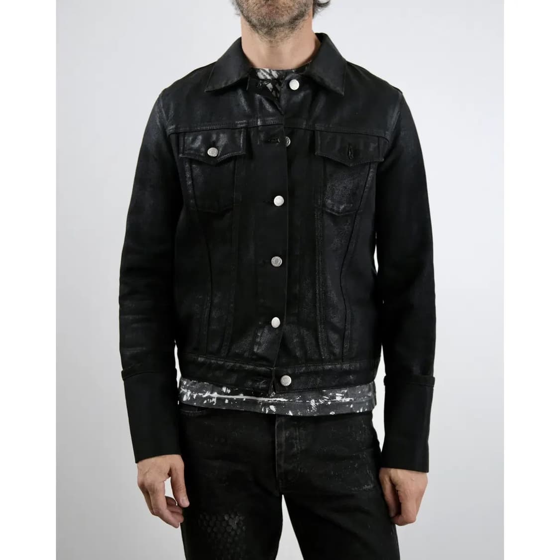 helmut lang 1999 waxed denim jacket 구매 상품이미지2