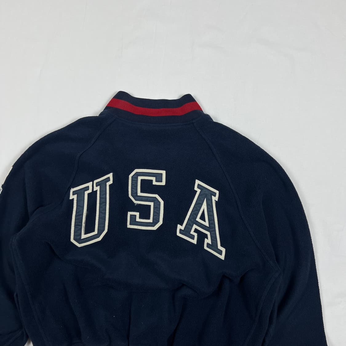 90‘s 폴로스포츠 polo sport usa 성조기 로고 플리스 자켓 상품이미지6