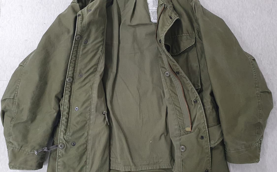 미군 오리지널 m65 필드자켓 미디움숏 '82년도 민트급 상품이미지3