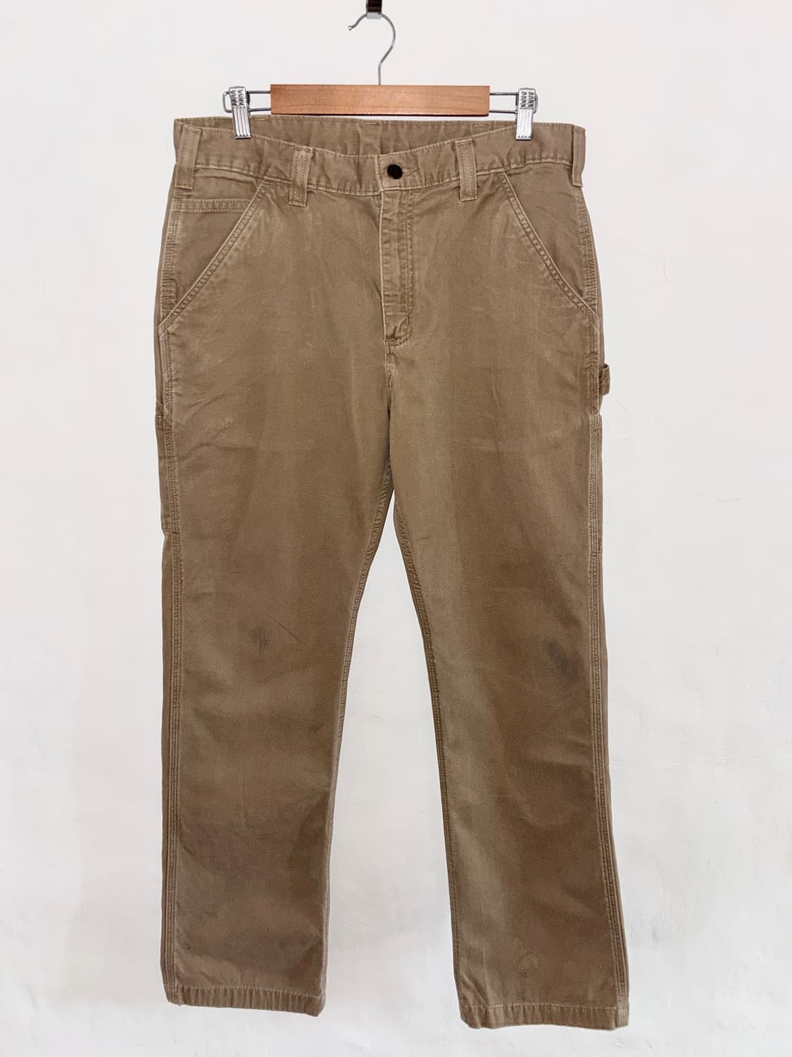 Carhartt 브라운 워크 팬츠 상품이미지2