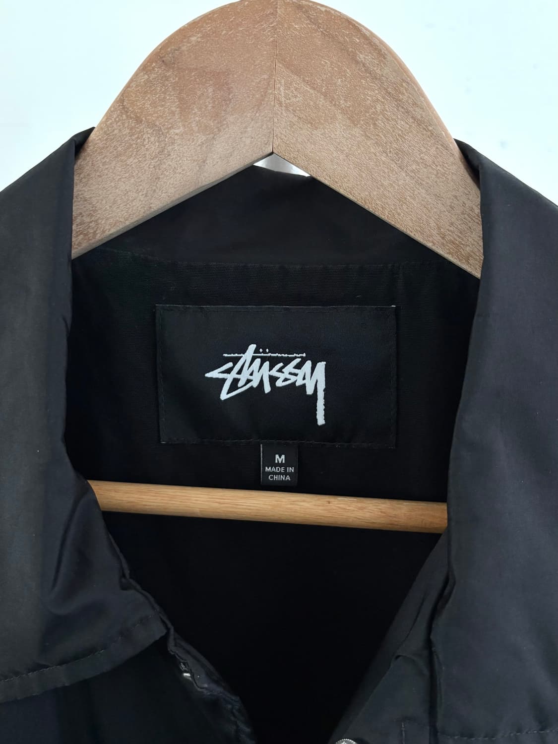 스투시 블랙 클래식 코치 자켓 상품이미지5