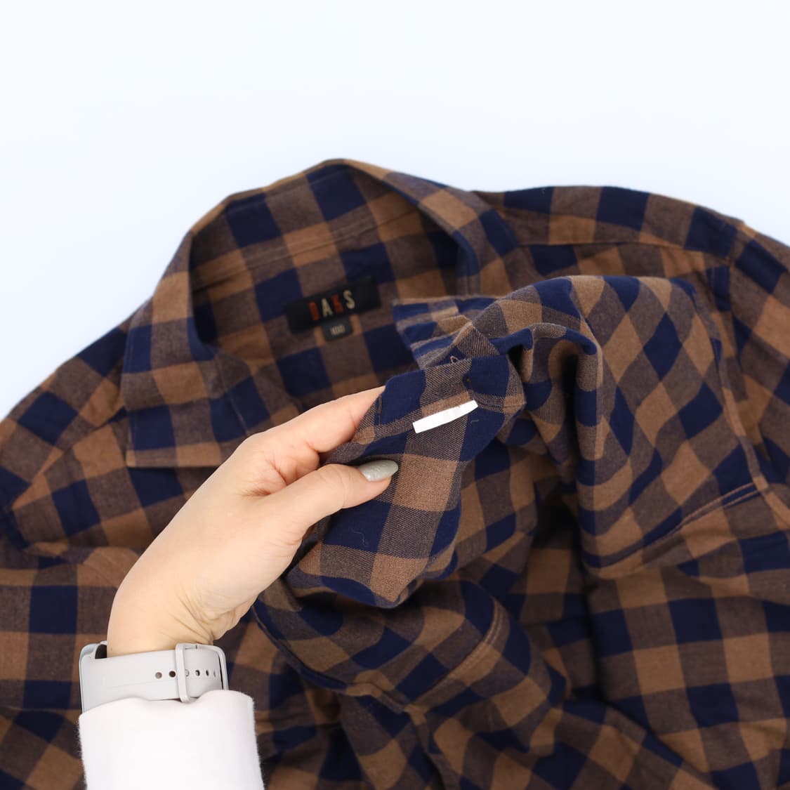 [100] 닥스 남성 체크 남방 셔츠 0115J 상품이미지4