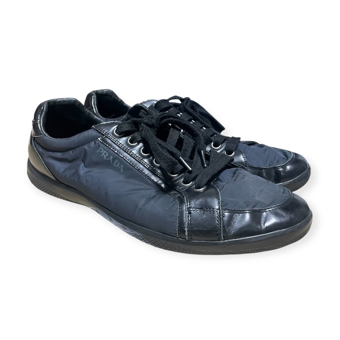 285~290) 프라다 스포츠 레더 나일론 로고 스니커즈 상품이미지2