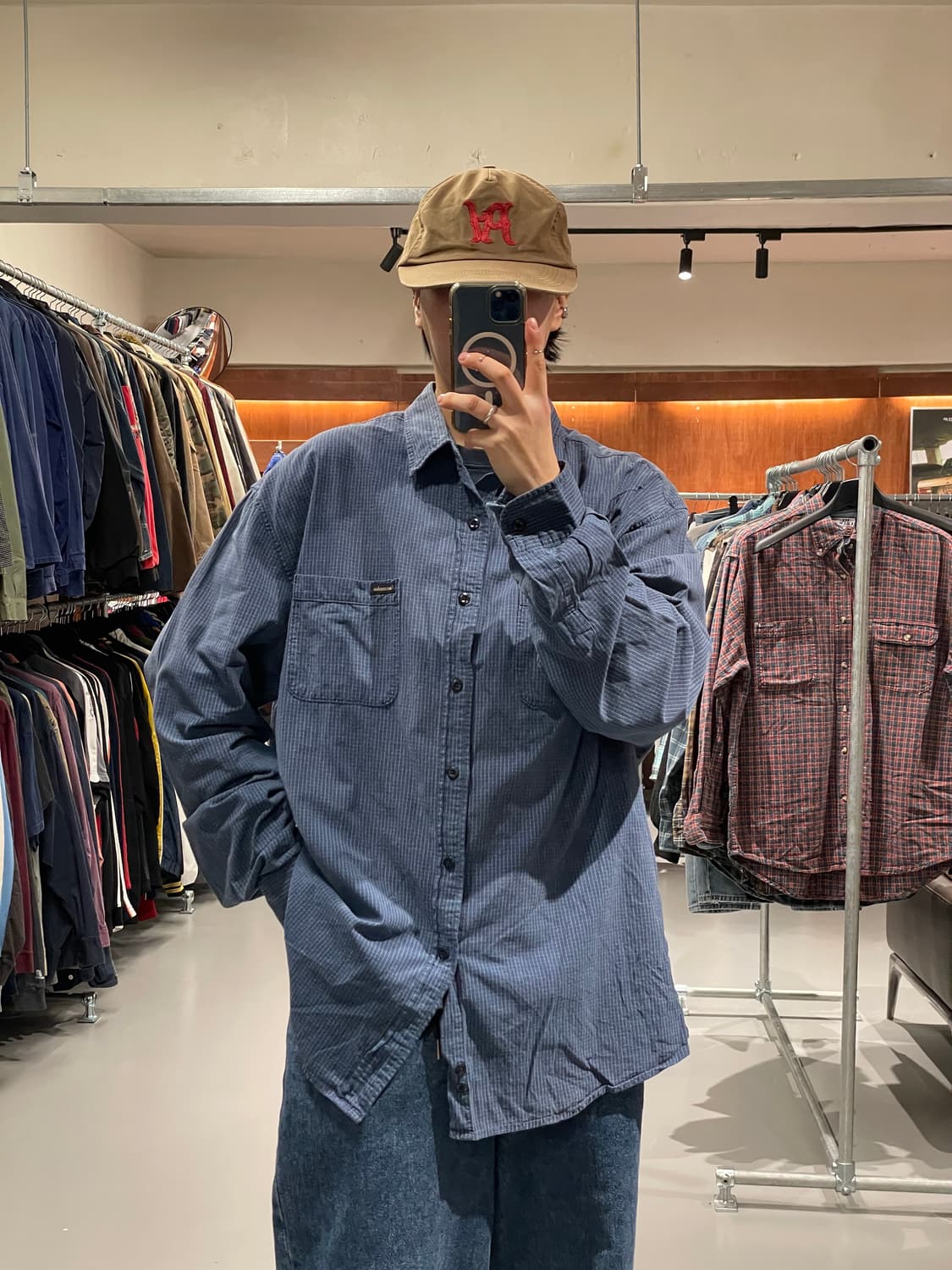 아베크롬비 체크 셔츠 상품이미지1