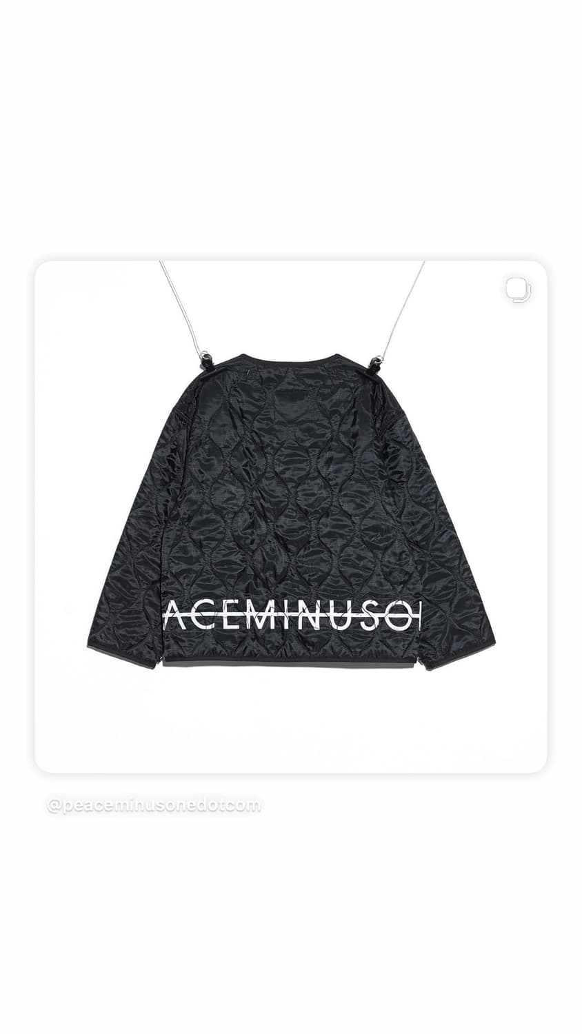 [구매] 피스마이너스원 퀼팅자켓 깔깔이 상품이미지1