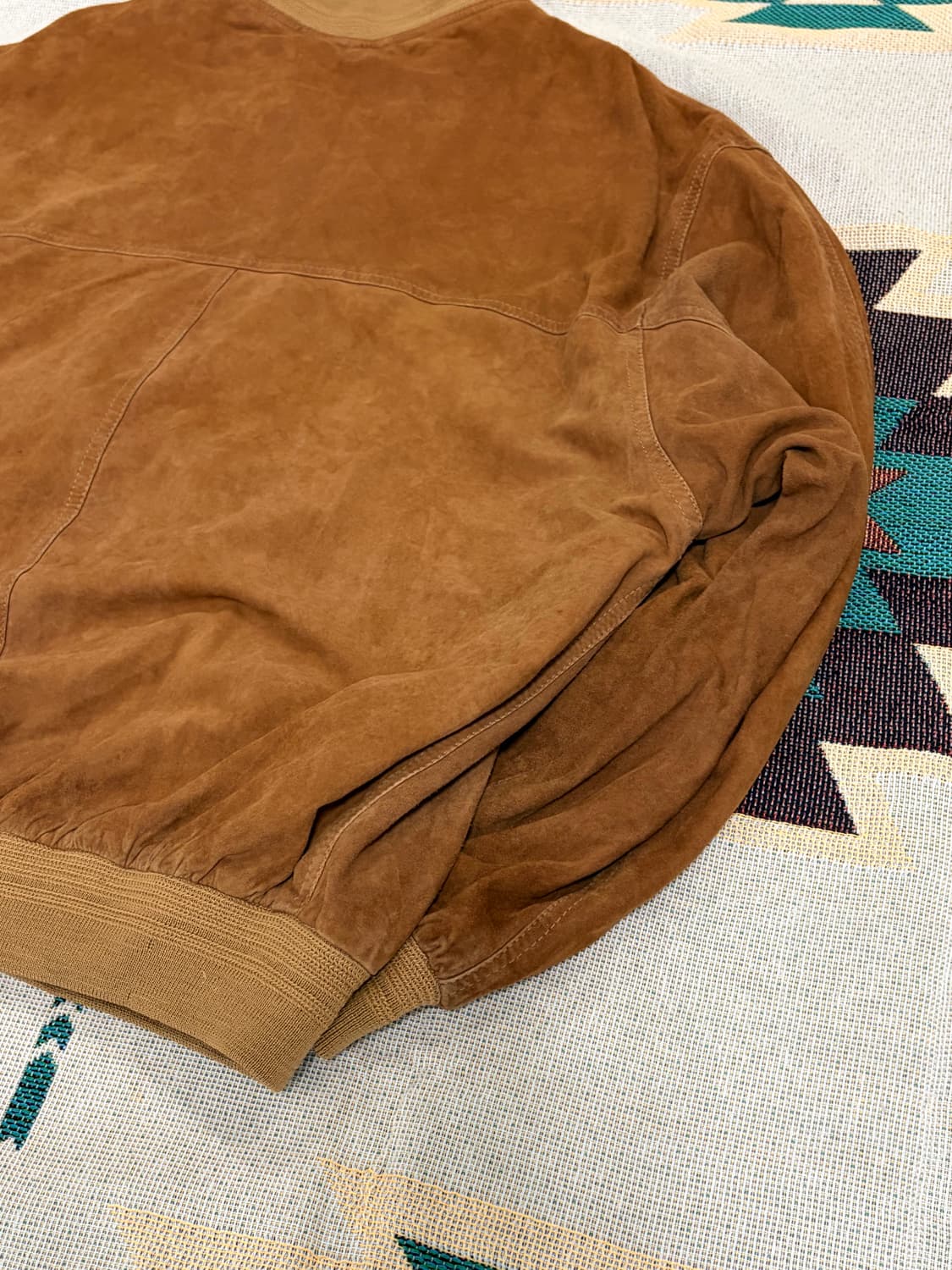 Suede A1 round blouson / 스웨이드 봄버 블루종 상품이미지7