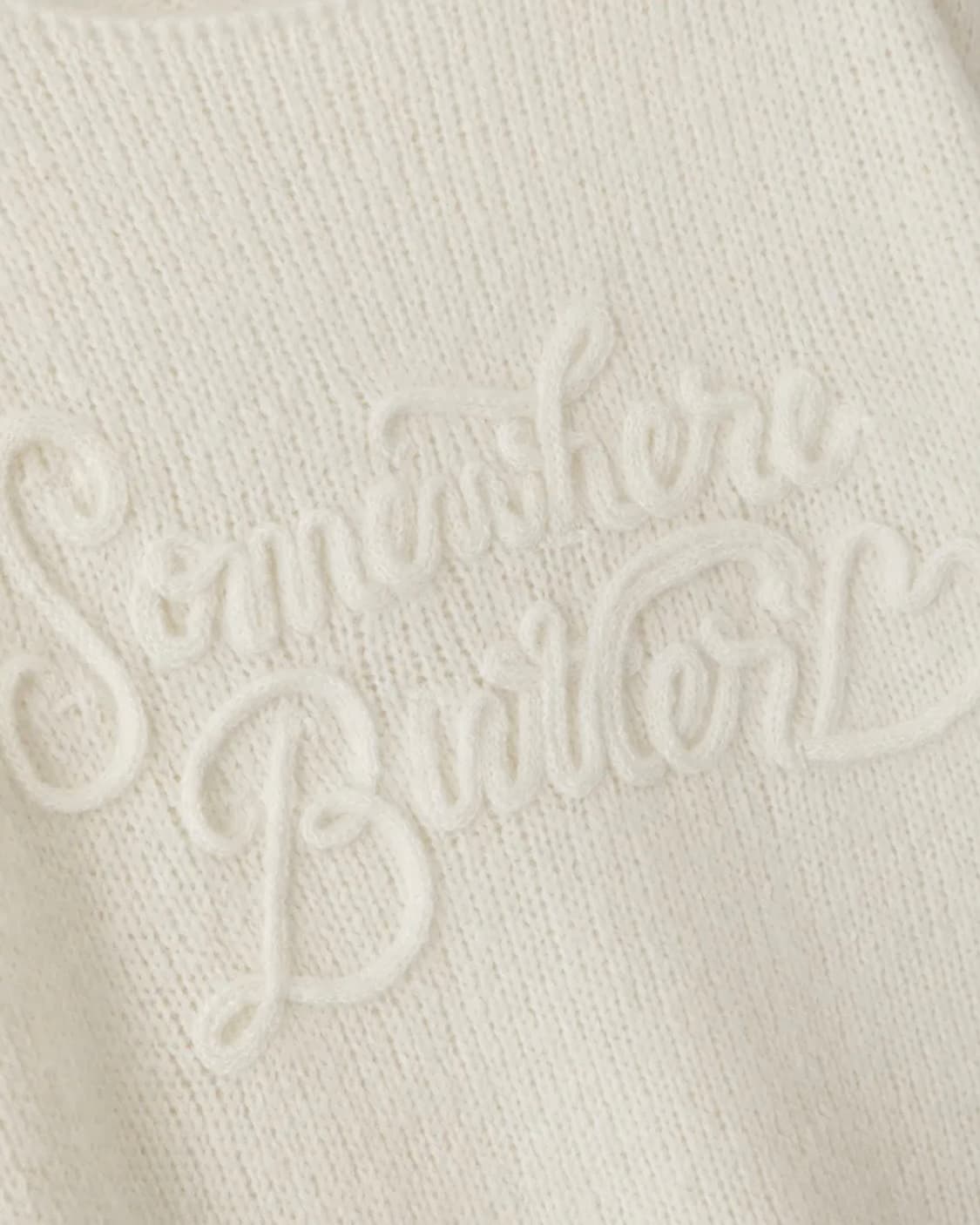 썸웨어버터 레터 모헤어 롱슬리브 니트 오프숄더 상품이미지3