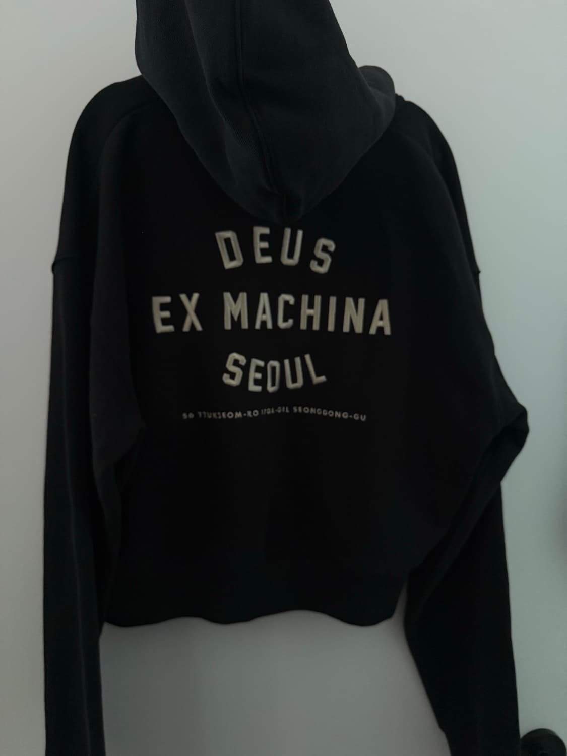 데우스 여성 어드레스 크롭 후드집업 상품이미지3