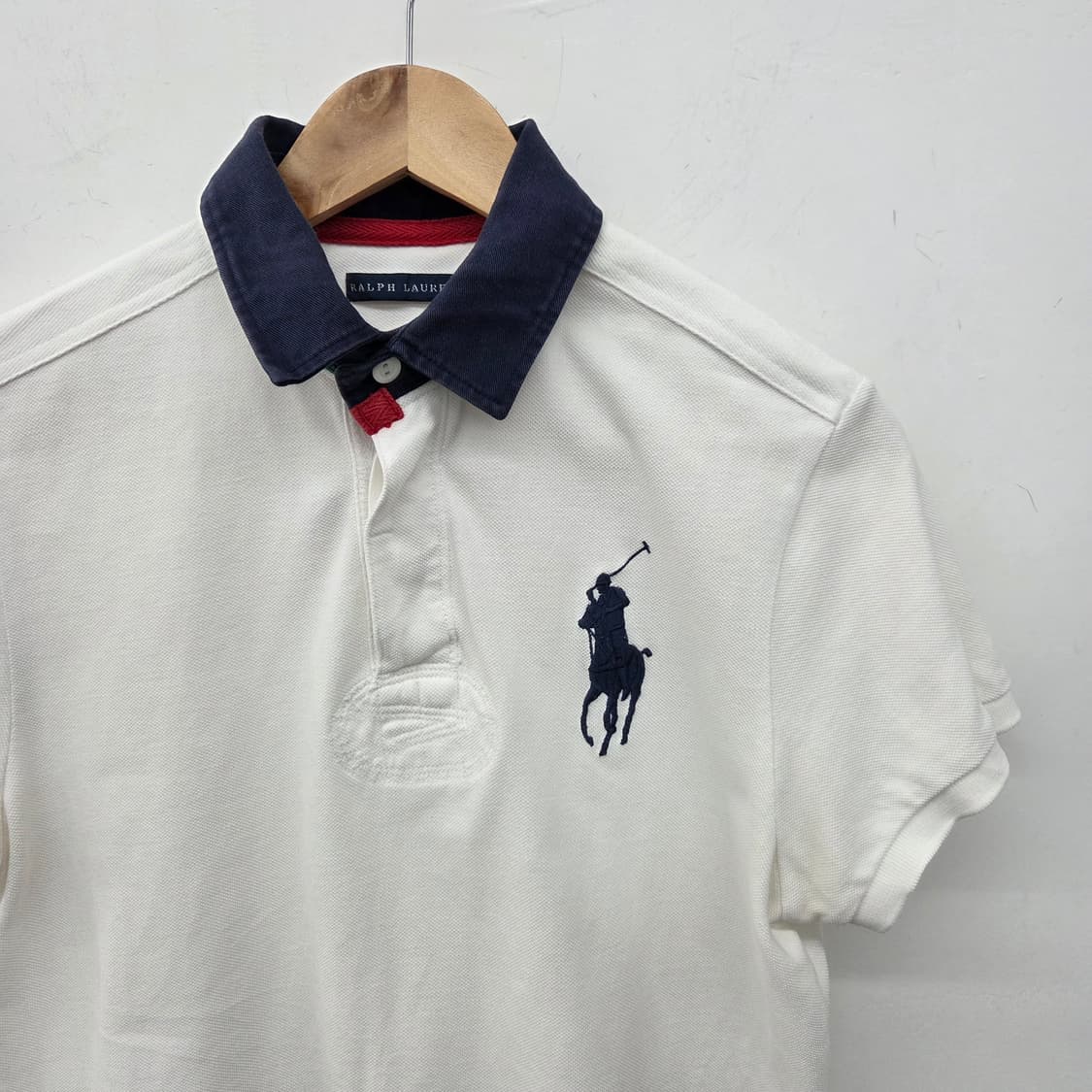폴로 랄프로렌 화이트 반팔 카라티 빅포니 여s 상품이미지3