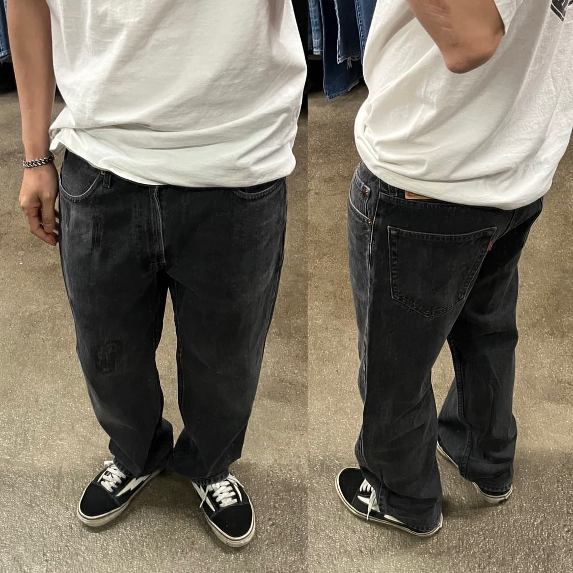 00s 리바이스550 블랙진 (34“) 상품이미지7