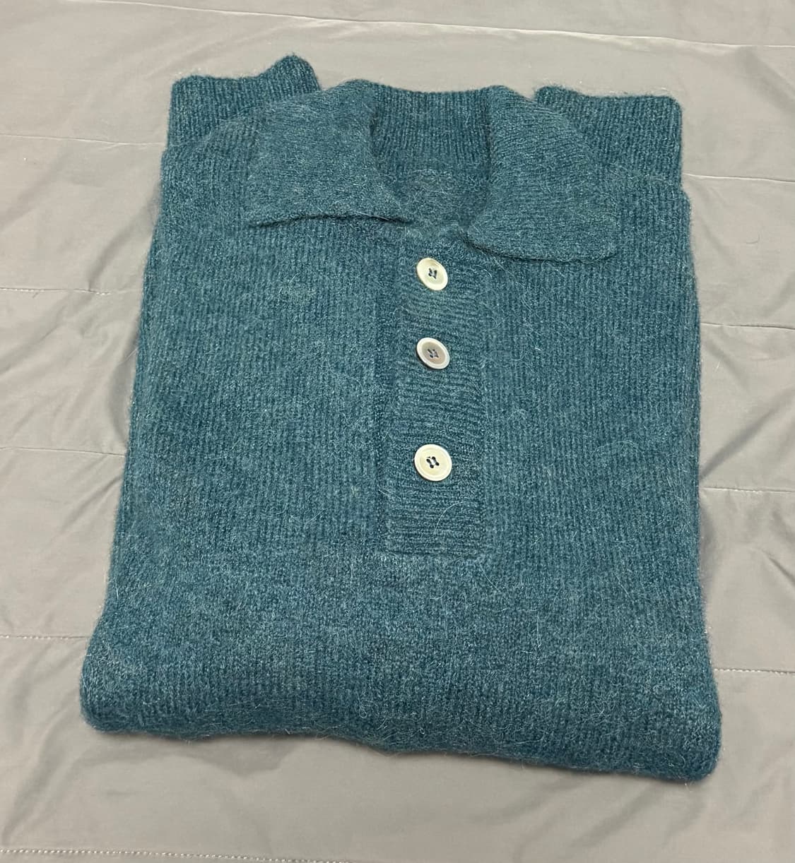 유스 오버사이즈 니트 블루 상품이미지10