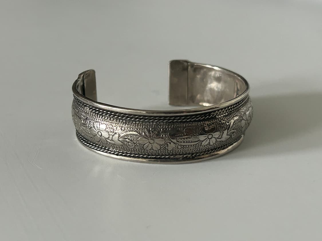 인도 메탈 음각 빈티지 뱅글 상품이미지1