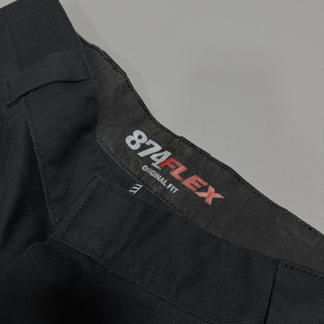 디키즈(Dickies) 블랙컬러 874 FLEX 트윌 코튼 워크 팬츠 상품이미지5
