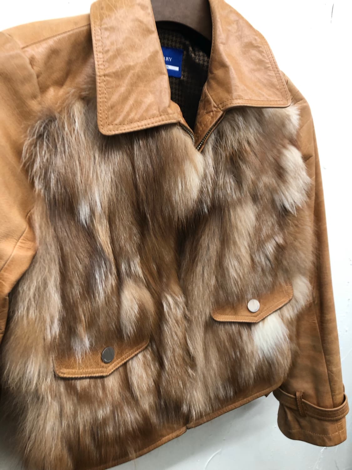 버버리 블루 라벨 소가죽 자켓 상품이미지5