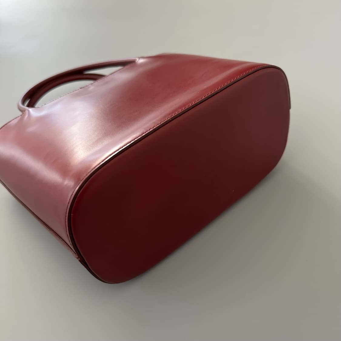 마가렛호웰 margaret howell 소가죽 버건디 토트백 상품이미지6