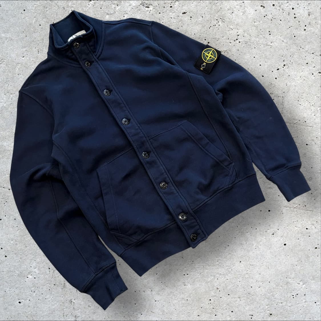 [M] 스톤아일랜드 와팬 네이비 버튼 자켓 C671 상품이미지1