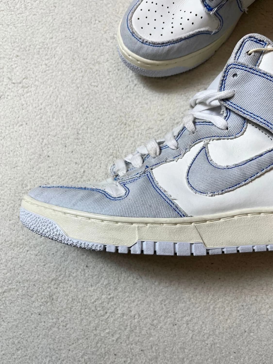 나이키 덩크 하이 1985 블루 데님 스니커즈 A1875 상품이미지6