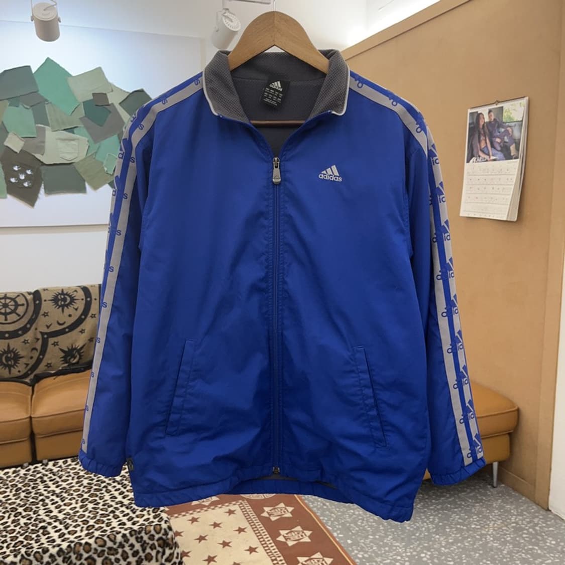 아디다스 올드스쿨 사이드라인 바람막이 자켓 100 C09311 상품이미지3