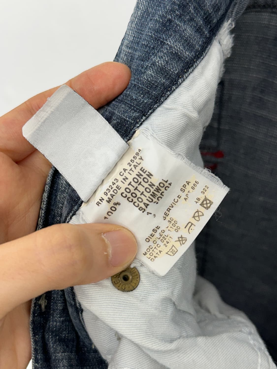 Diesel Made In Italy Straight Denim 상품이미지10