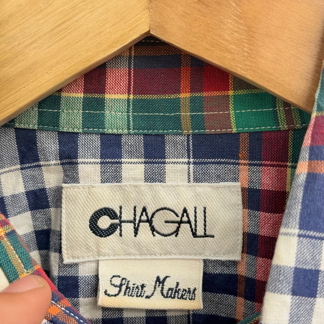 Chagall made 이탈리아 체크 셔츠 (40) 상품이미지2