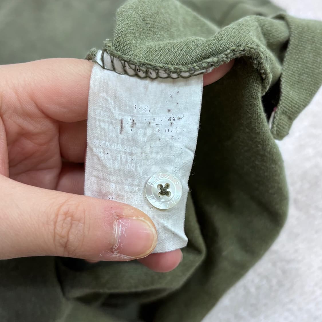 105 헤지스 남성 반팔 카라 티셔츠 0421E 상품이미지4