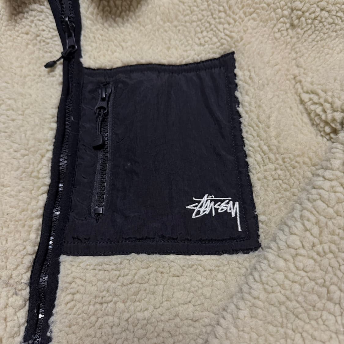 스투시 8볼 리버시블 쉐르파 플리스 자켓 상품이미지6