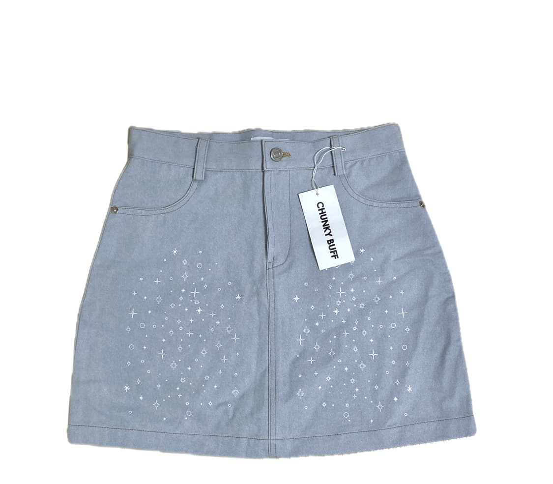 Chunky buff 데님 스커트 상품이미지1