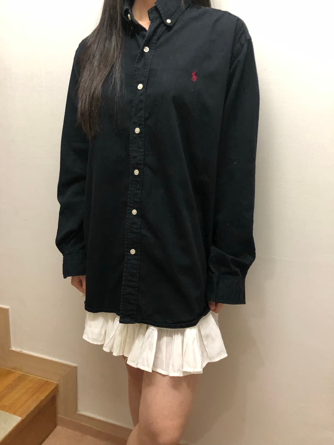 빈티지 블랙 폴로 셔츠 상품이미지5