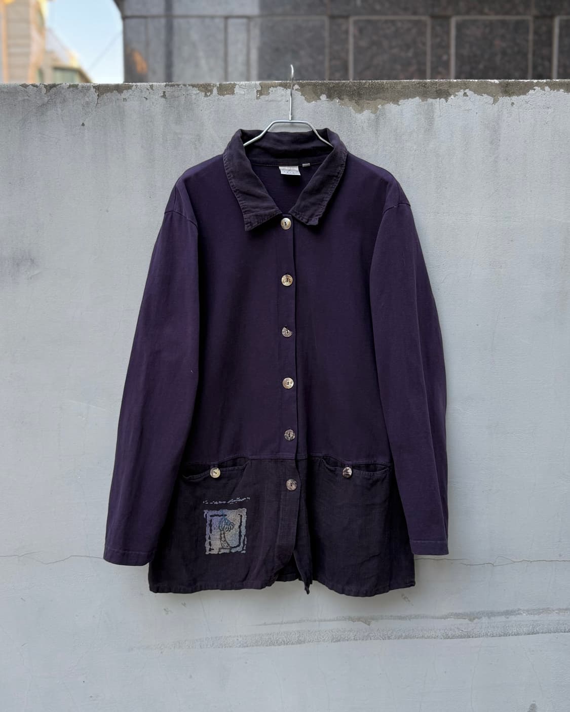 USA 빈티지 포커스 퍼플 자켓 상품이미지1