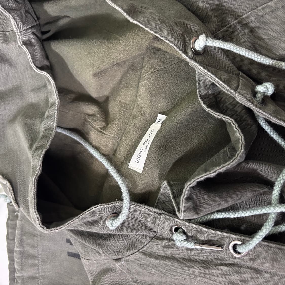 105 VTG 먹색 오버핏 후드티 상품이미지4