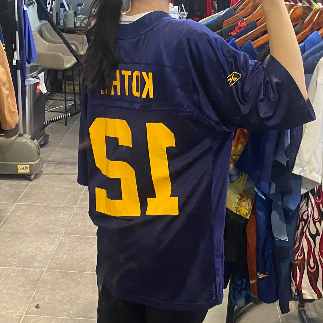[NO.9] NFL 풋볼 져지 반팔티 네이비 상품이미지5