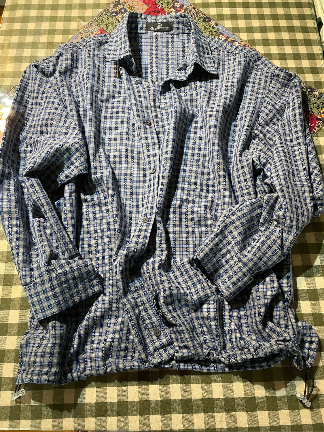 [vintage]Blue check shirt 상품이미지2