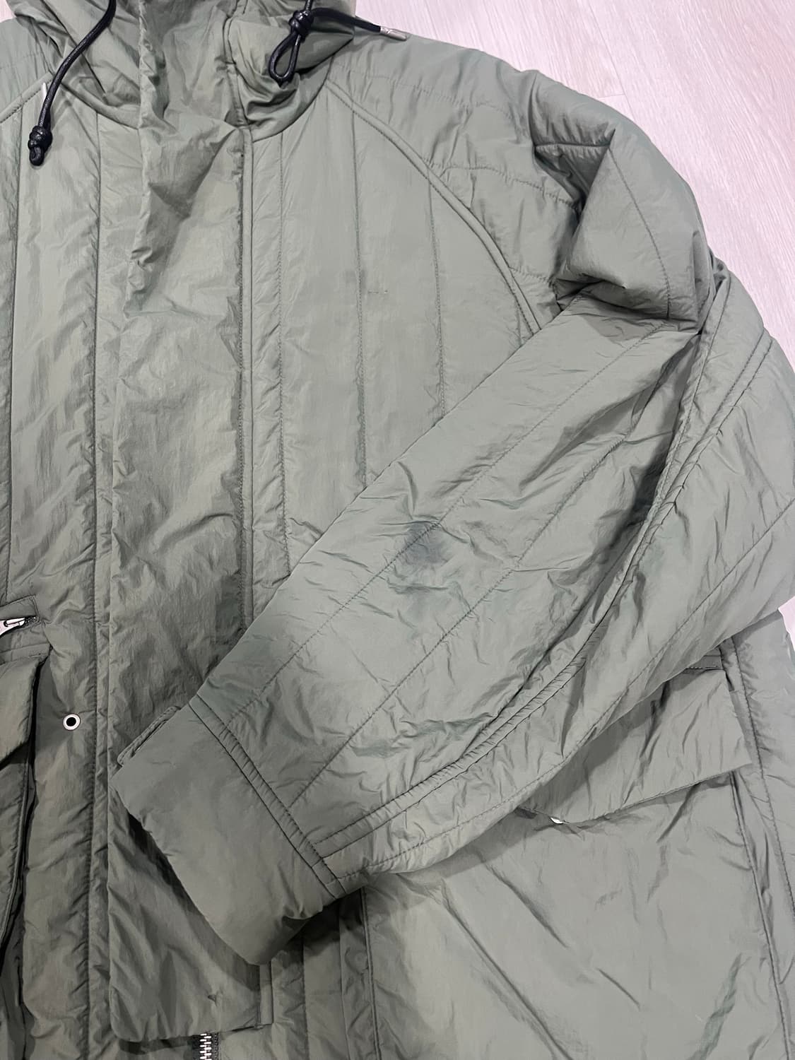 유니폼브릿지 퀼팅 파카 올리브 XL 상품이미지4