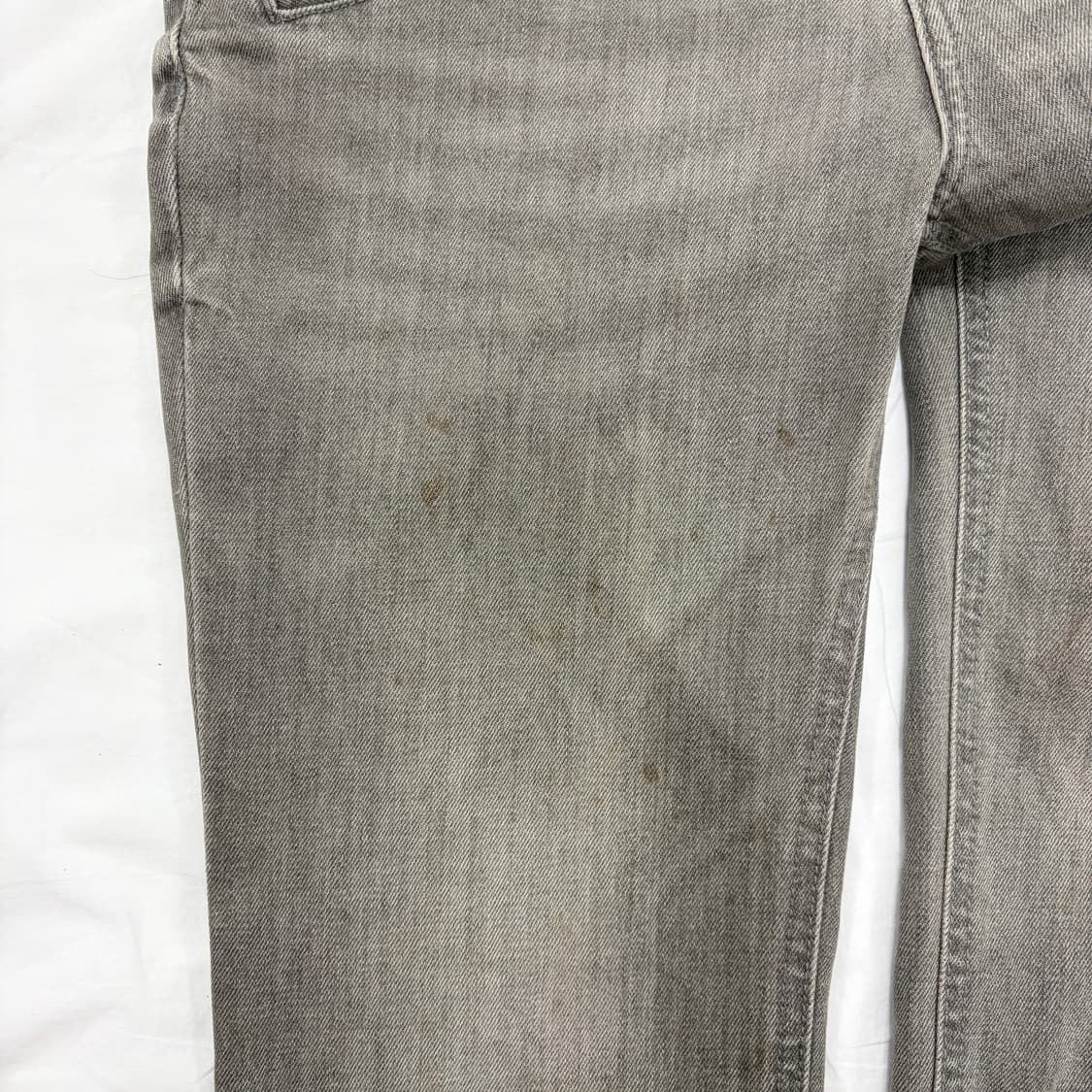 쟈딕앤볼테르 더블 지퍼 그레이 데님 팬츠 상품이미지8