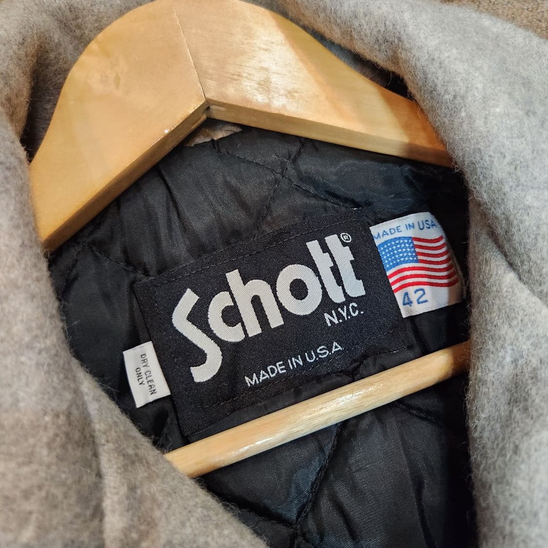 Schott 쇼트 USN 756 싱글 피코트 42 상품이미지4