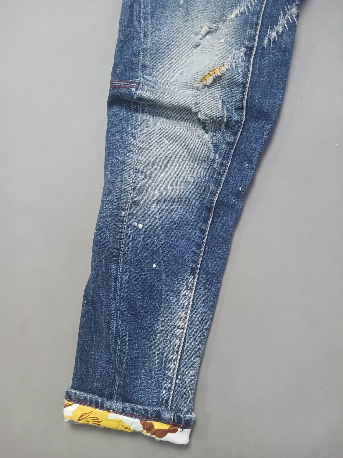 [28] 디스퀘어드2 롤업 타이디바이커진 청바지 상품이미지3