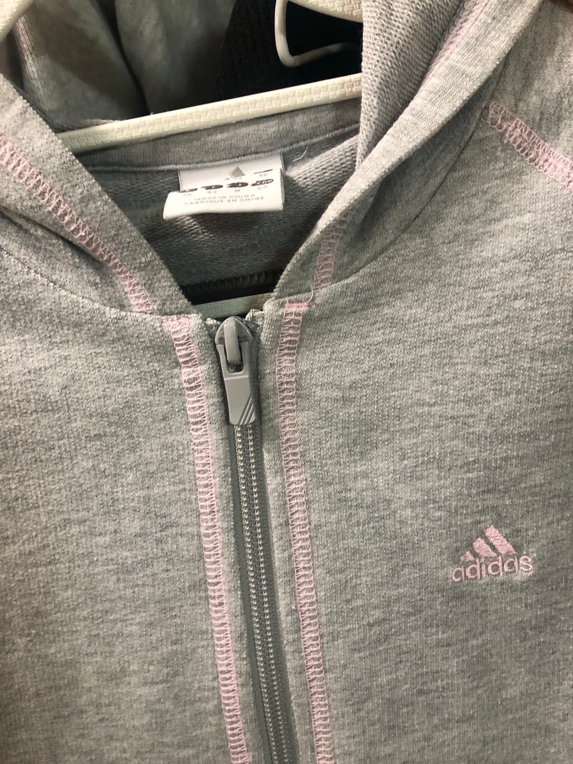 아디다스 회핑후드집업 빈티지아디다스회핑후집 딸기우유후집 상품이미지1