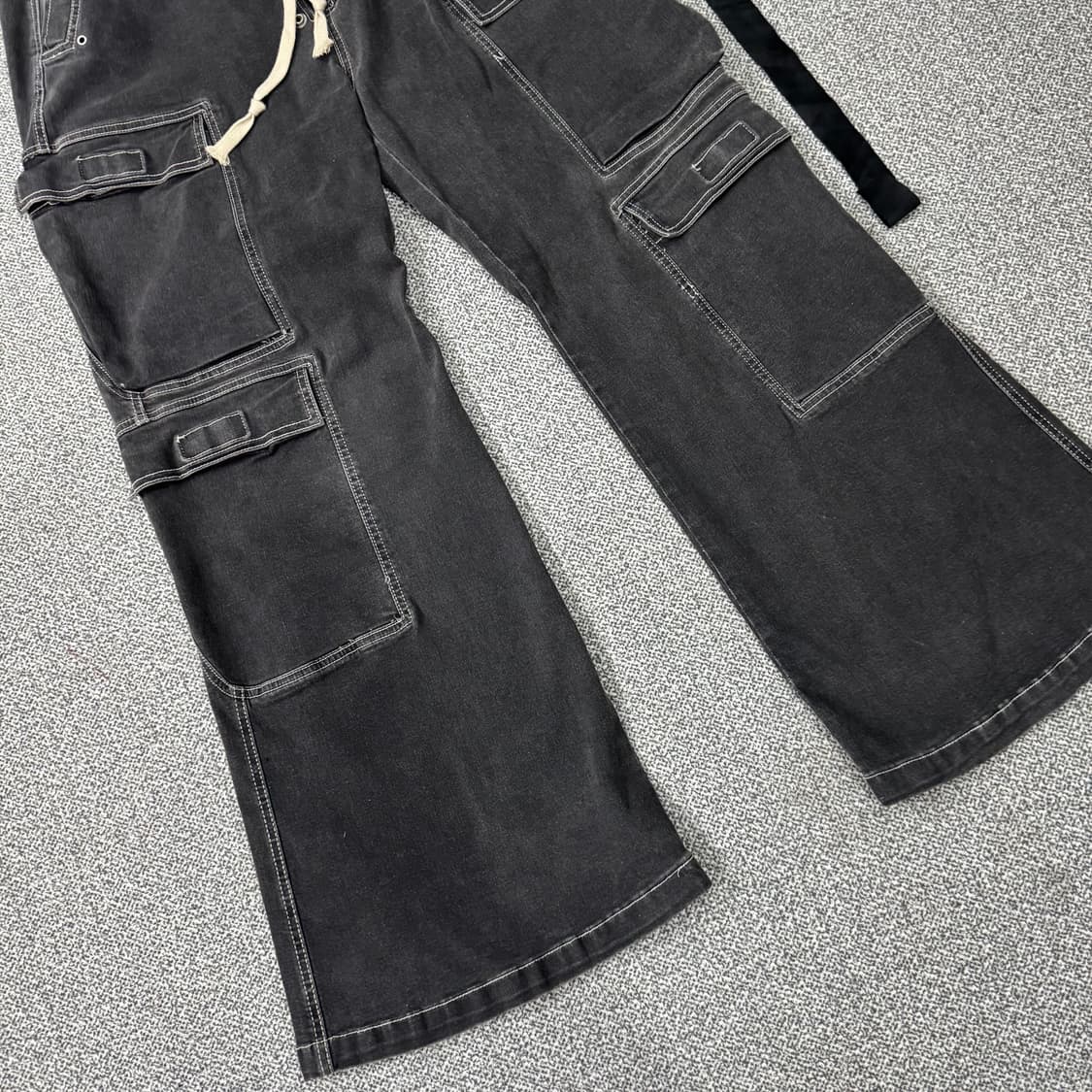 더블 카고 점보 벨라 데님 팬츠 상품이미지4