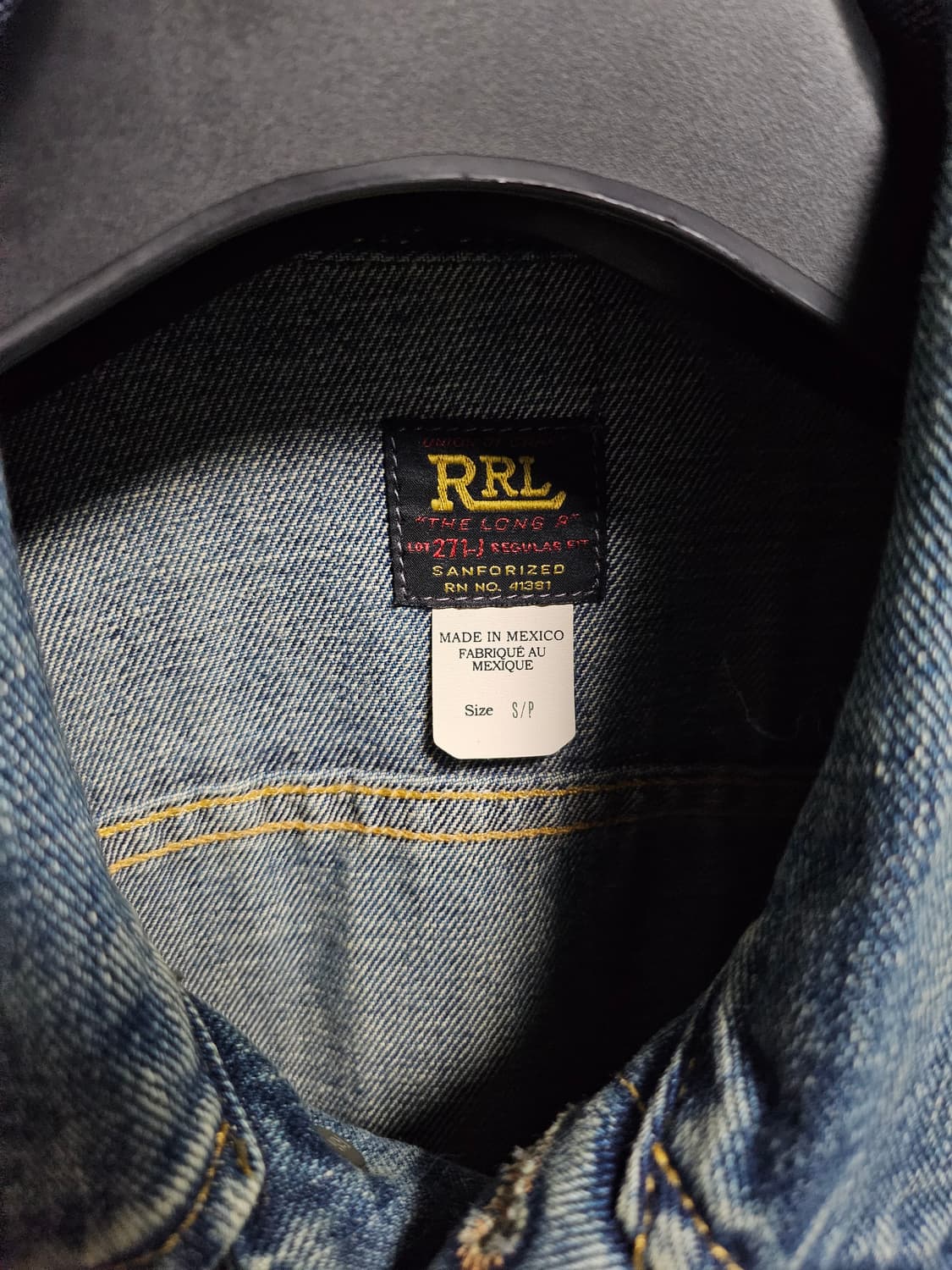 RRL 271 데님자켓 S 사이즈 더블알엘 상품이미지3