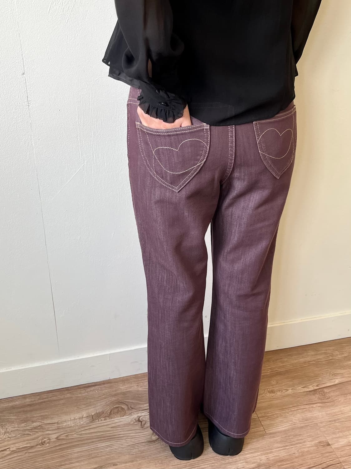 B-Three jeans 하트 포켓 데님 진 상품이미지6