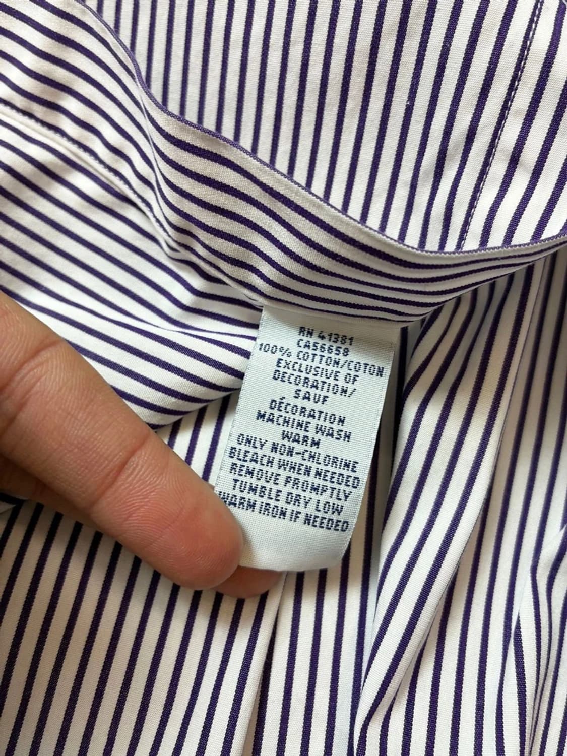 폴로 랄프로렌 시티보이룩 스트라이프 포니 로고 셔츠 PN7474 상품이미지8