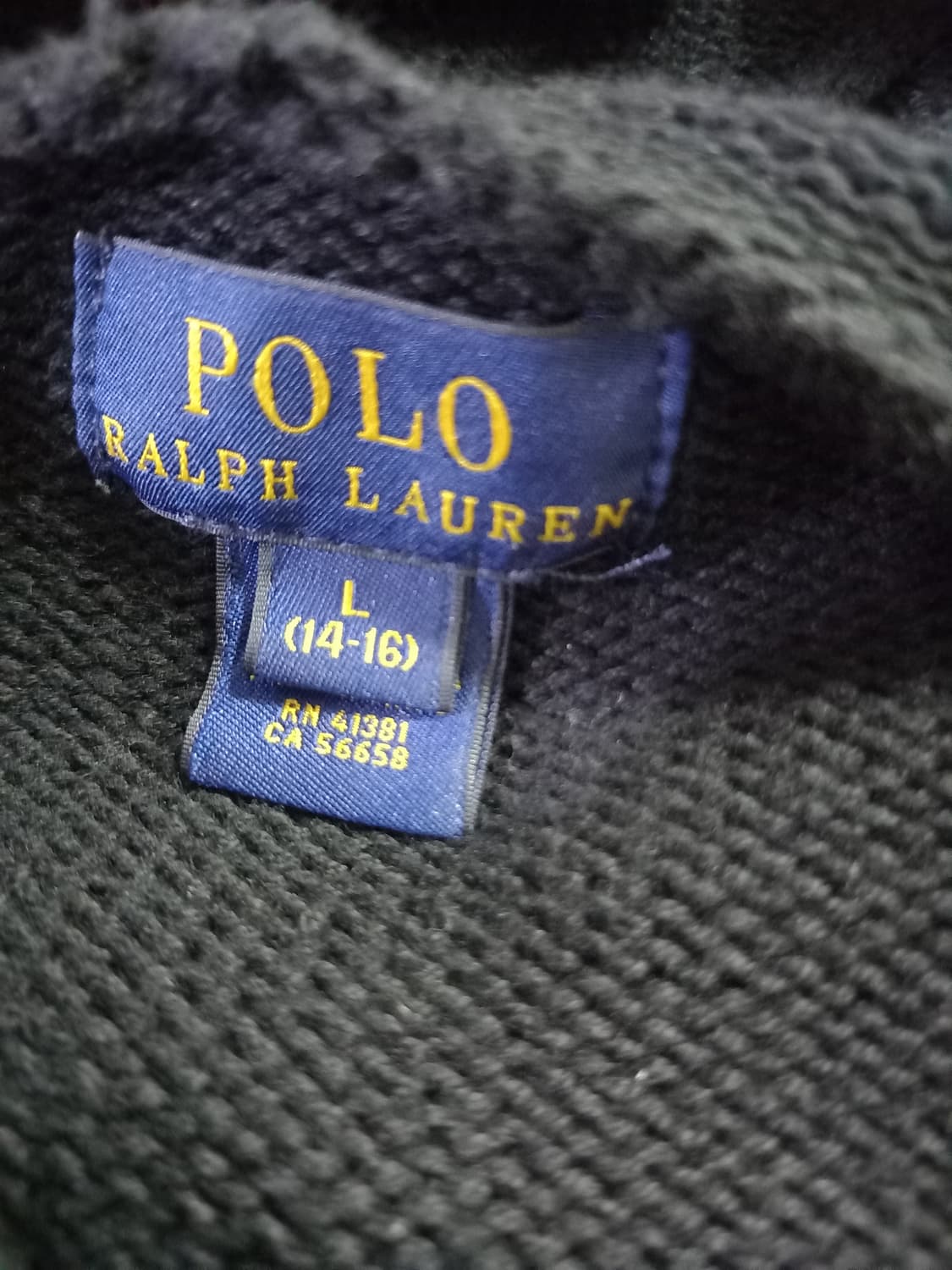 폴로 POLO 빅포니 니트 여자 후드집업 90/S 상품이미지5