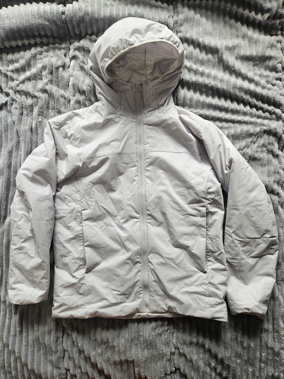 [M] 무신사 스탠다드 코어 클래식 패딩 자켓 라이트그레이 무탠다드 무톰 상품이미지1